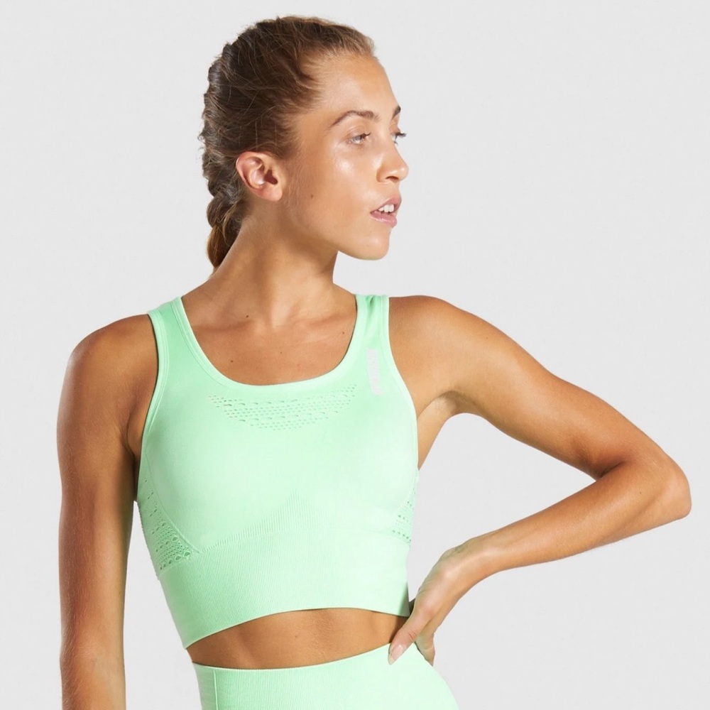 Mint Green Gymshark Sports Bra